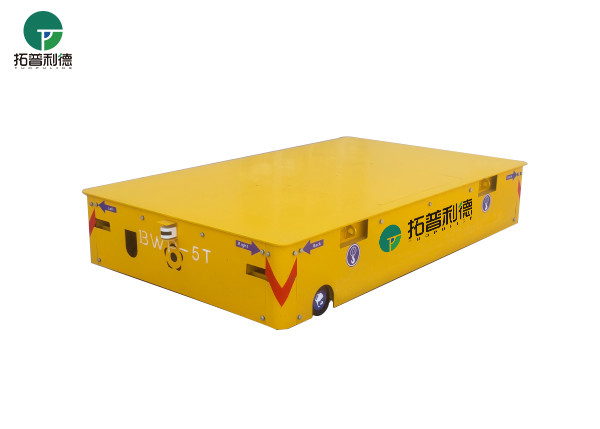 Steel Mill Workshop Electrical Trackless Platform Transfer Vehicle