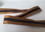 3.5cm Brown Blue Color Twill Webbing For Bag Handles And Garments Accessories
