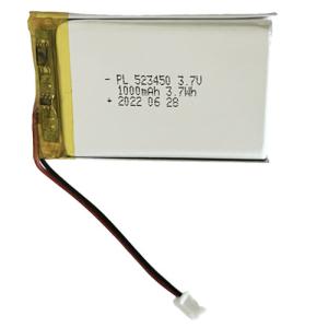 Wholesale 3.7V 1000mAh Rechargeable Lithium Polymer Battery 523450 for Home Application from china suppliers
