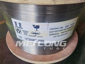 Wholesale Hydrostatic Tested Chemical Injection Line 3 8 Stainless Steel Tubing Coil For Down Hole from china suppliers