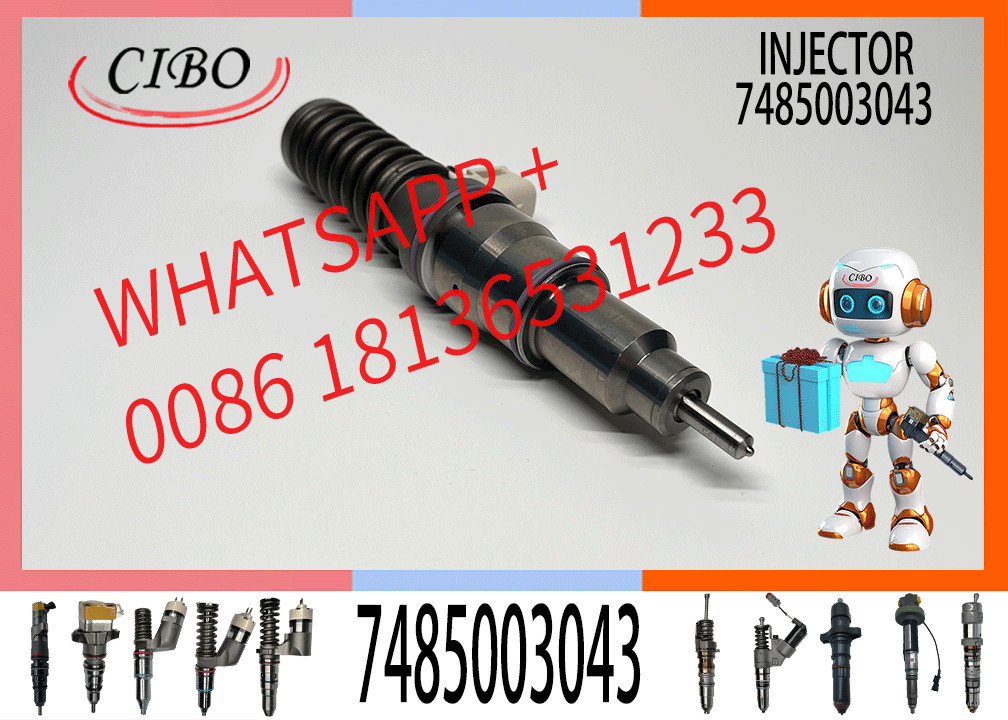 Engineering Machinery 3.18-4D Truck Engine System Accessories 7485003043 Diesel Fuel Injector
