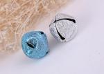 wrinkle dull polish silver jingle bells for holiday or toy DIY decoration