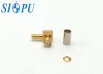 SMP Bent Female RF Coaxial Connectors Mate With RG 316/U Cable