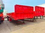 30t 50t Dry Cargo Carrier Fence Side Wall Van Truck Semi Trailer with Fuwa / BPW