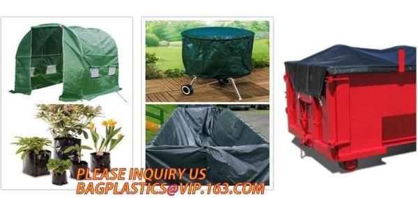 55g/sqm light weight pe woven fabric tarpaulin, 100% virgin plastic tarpaulin