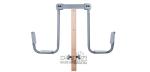 outdoor exercise equipment park wood outdoor leg press machine