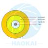 Buy cheap Single Core Simplex Indoor Optical Cable 3mm GJFJV G652D SM Fiber from wholesalers