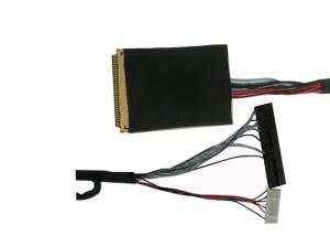 Wholesale 7 Core 34 AWG 1.5mm 300mm LVDS LED Screen Cable from china suppliers