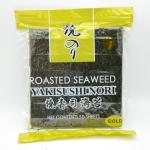50 Sheets Yaki Sushi Nori Seaweed Roasted Dark Green 2.8g/Pc