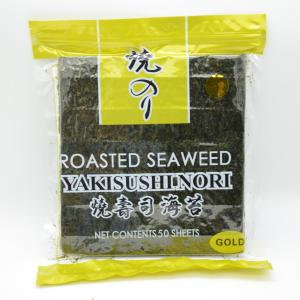 Wholesale 50 Sheets Yaki Sushi Nori Seaweed Roasted Dark Green 2.8g/Pc from china suppliers