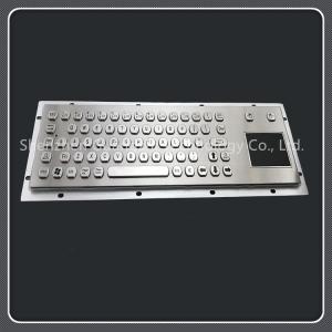 Wholesale Tamper Resistant Usb Keyboard With Touchpad Stainless Steel Material 71 Keys Type from china suppliers