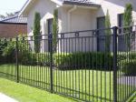 Upright 19mm x 19mm Tubing 45°mitre picket steel tubular hercules fence 2100mm