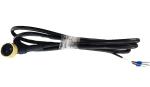 Black Exhaust Valve Four Core Cable 300V 1.7M Industrial Wiring Harness Cable