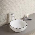 300mm Seamless Bathroom Sink And Countertop Basin Bowl Grey White Black