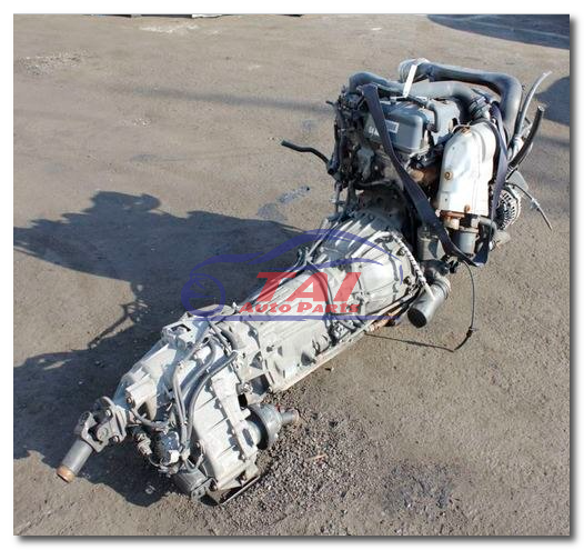 Japan Used Engine Assy 4JX1 Diesel Engine With Gearbox For Isuzu Steel Body Construction
