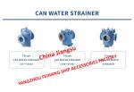 IMPA872009 Through Flange Cast Iron Cylindrical Sea Water Filter For Marine
