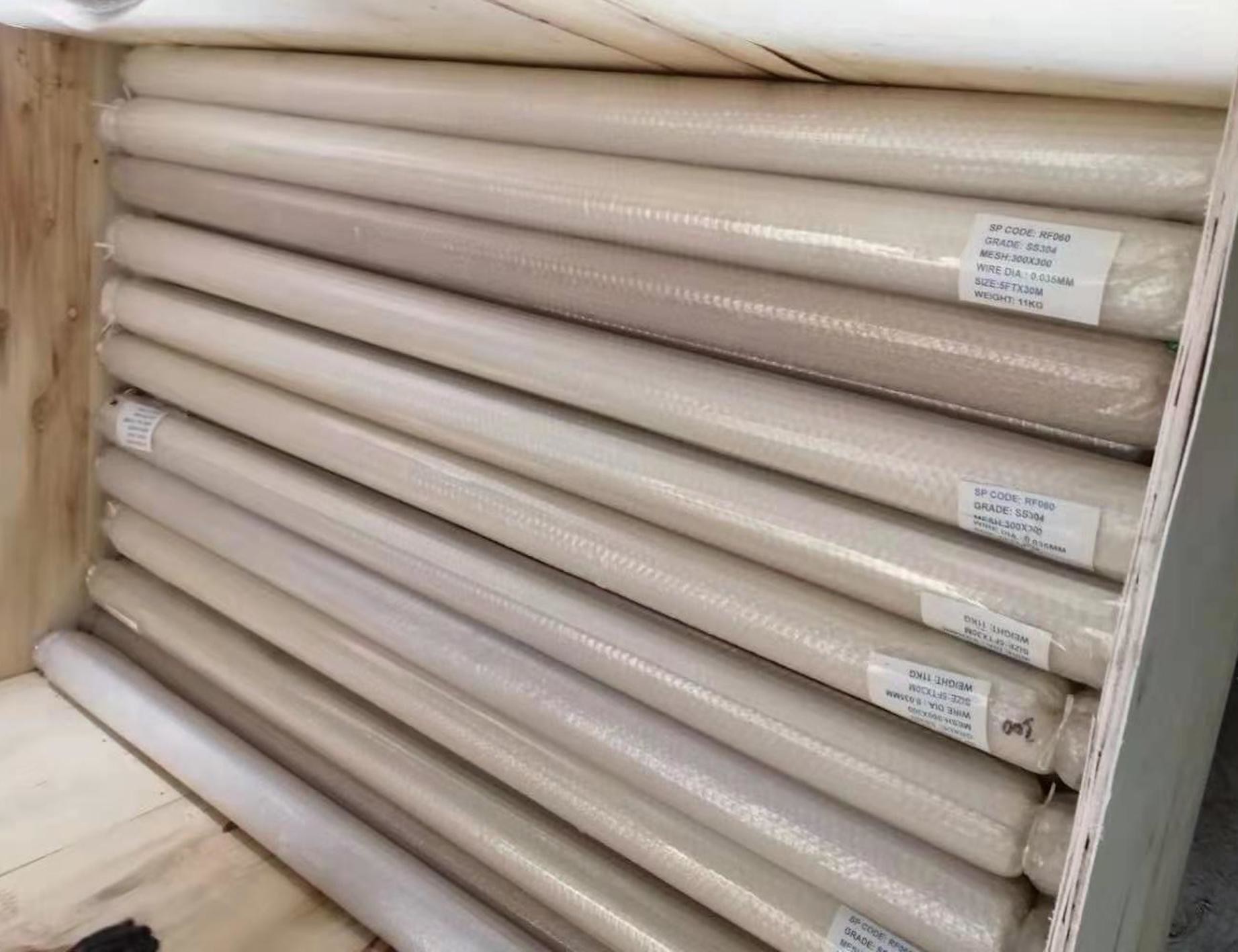 304L SS Screen Stainless Steel Woven Mesh 1.2m Acid resistant