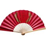Paper Folding Pocket Fan Bamboo Chinese Traditional Hand Fan For Event Party