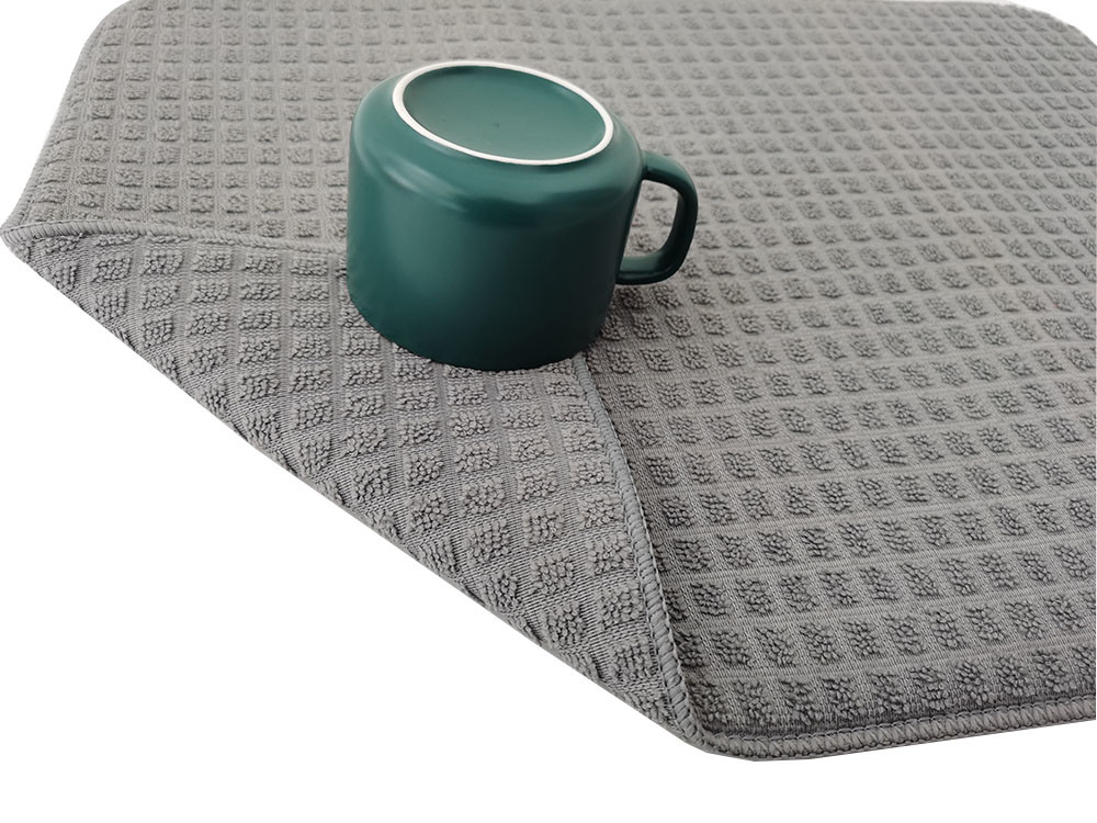 Wholesale Dining Table Used Dish Drying Mat Water Absorbent Kitchen Mat