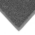 PVC Coil Grey Entrance Mat with Anti-Slip Backing Keep Your Floors Clean and