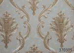 0.53*10M Living Room PVC Removable Wall Coverings With Red And Gold Color , ISO