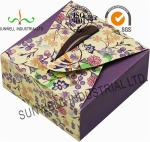 Spot UV Coating Cardboard Food Packaging Boxes , Restaurant To Go Containers