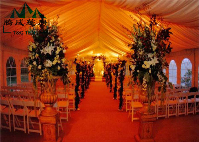 10x30M Wedding Event Tents For Catering Guests Reinforced Aluminium Alloy Frame