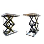 1000kg Double Scissor Lift Tables 1300mmx820mm Max Height 1780mm