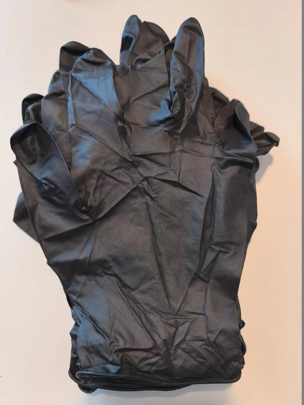 9 Inch Disposable Black Nitrile Examination Gloves Sizes S M L XL