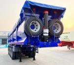 Van Type 4 Axles Hydraulic Side Dump Tractor Tipper Truck Dumper Tipper Semi
