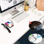 Ultra Slim ABS 10W Qi 3 In 1 Fast Wireless Charger
