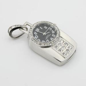 Wholesale 4GB Luxury Rhinestone Watch Necklace USB Flash Drive from china suppliers