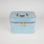 Case Shape dual Zipper Makeup Organizer Travel Bag