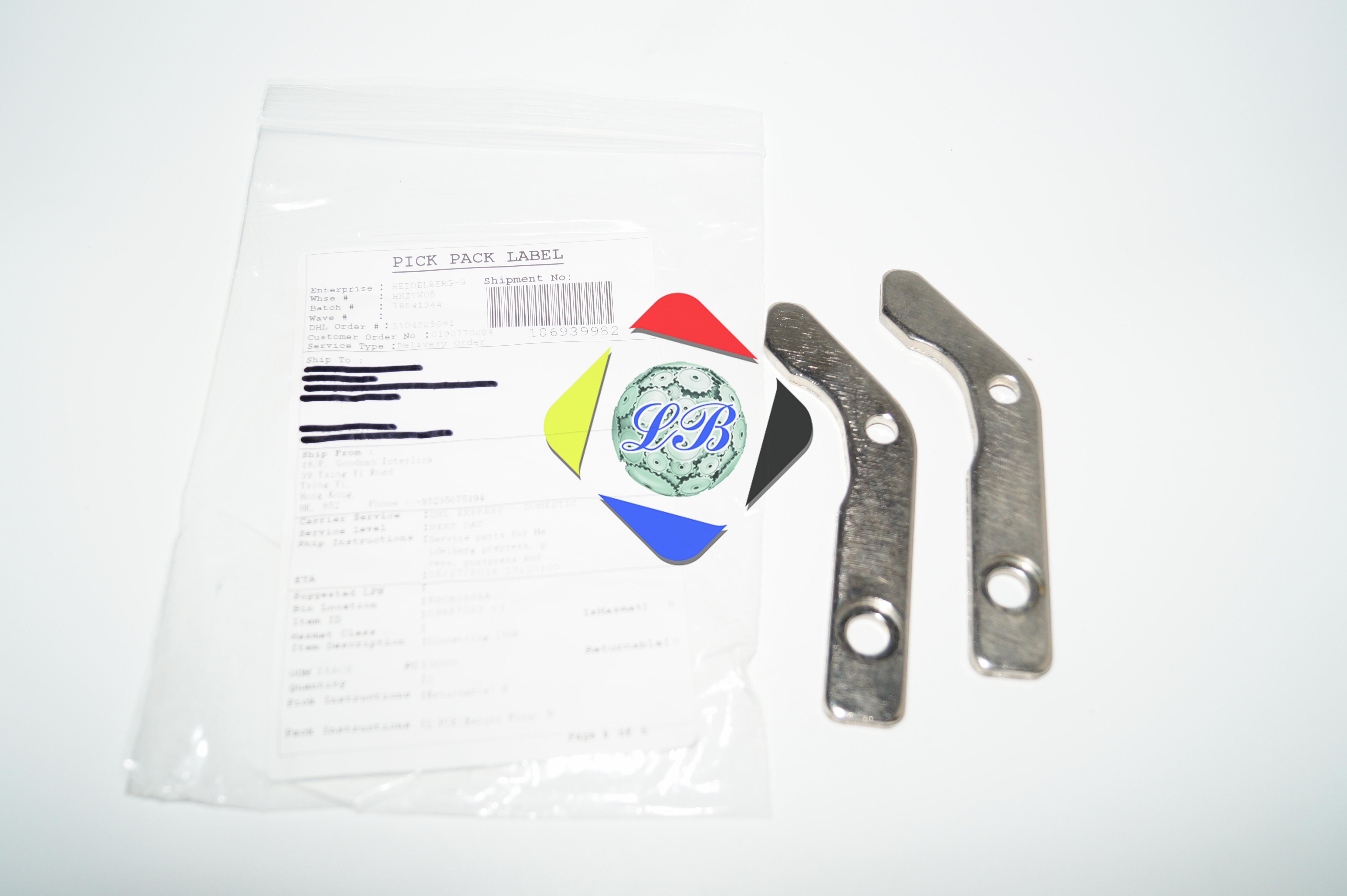 C9.887.063/03 Connecting Link Original Spare Parts For Offset Printing Machine C9887063