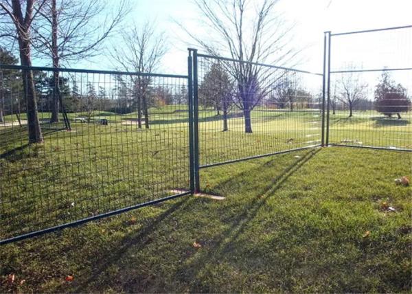 Heavy Duty 5mm 50x100mm Temporary Site Fencing Outdoor Construction With Top