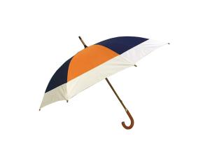 Wholesale Customized Wooden Hook Handle Umbrella , Long Stick Umbrella Wooden Curved Handle from china suppliers