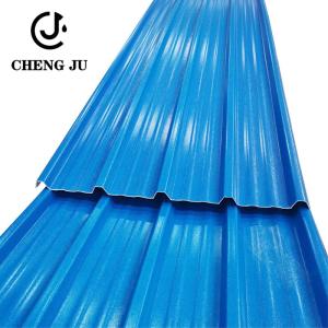 Wholesale PVC Sunlight Roof Sheet Waterproof Construction Materials Synthetic Corrugated Roof Sheet Tiles from china suppliers