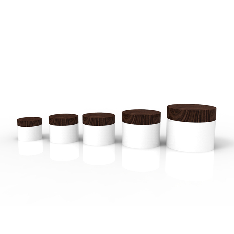 Industrial Cosmetic 10g 20g 30g 50g 100g 150g 200g 250g PP Cream Jar with Bamboo Lids