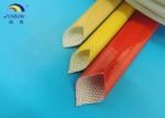 heat temperature resistance PU Coated Fiberglass Sleeving for motors insulation