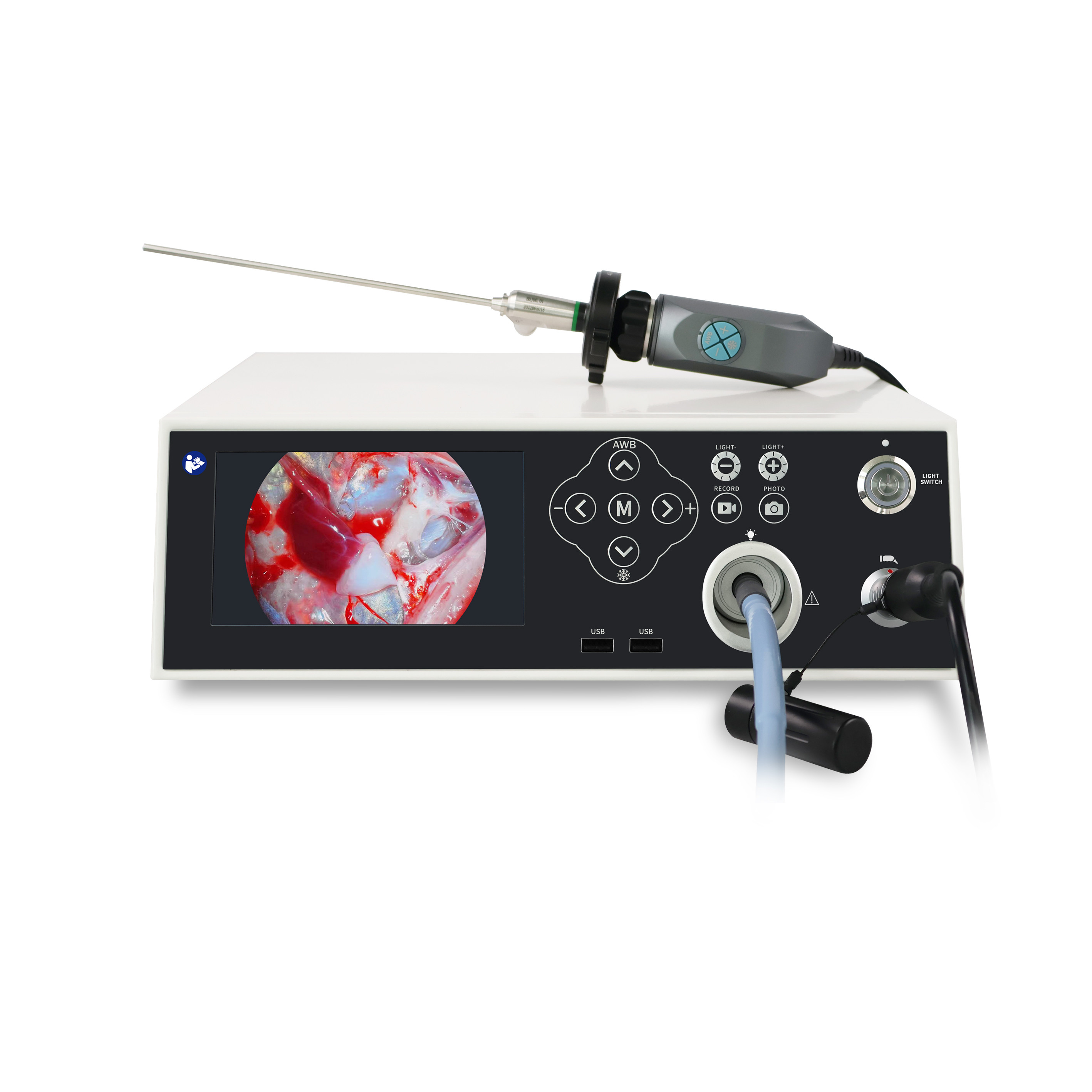 Medical Surgical Endoscope Camera Imaging Device With 100W Cold Light Source