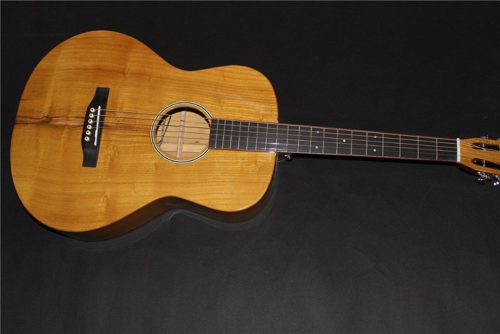 AAAA all Solid imported melburry wood OOO15 body custom guitar acoustic electric guitar