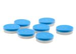 Embossing Flip Off Vial Caps , Colorful 20mm Flip Off Caps Non Spill