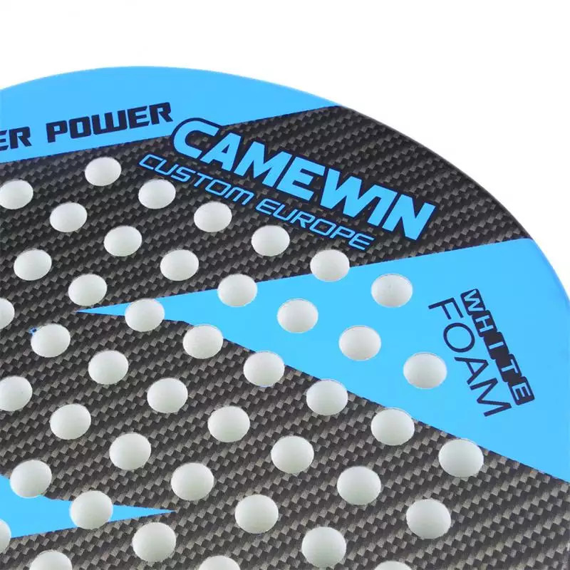 100% / 50% Carbon Fiber Pickleball Paddles With Eva Foam Custom Sports Accessories