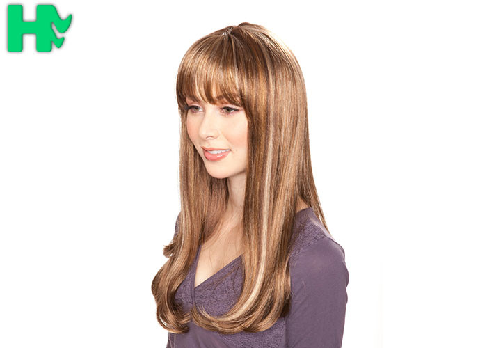 Machine Made Sexy Pretty Natural Wave Non Weft Synthetic Hair Wigs For Cosplay