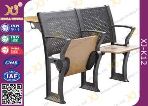 Wholesale Metal / Plywood Bottom Book Rack College Classroom Furniture With Folding Tablet from china suppliers