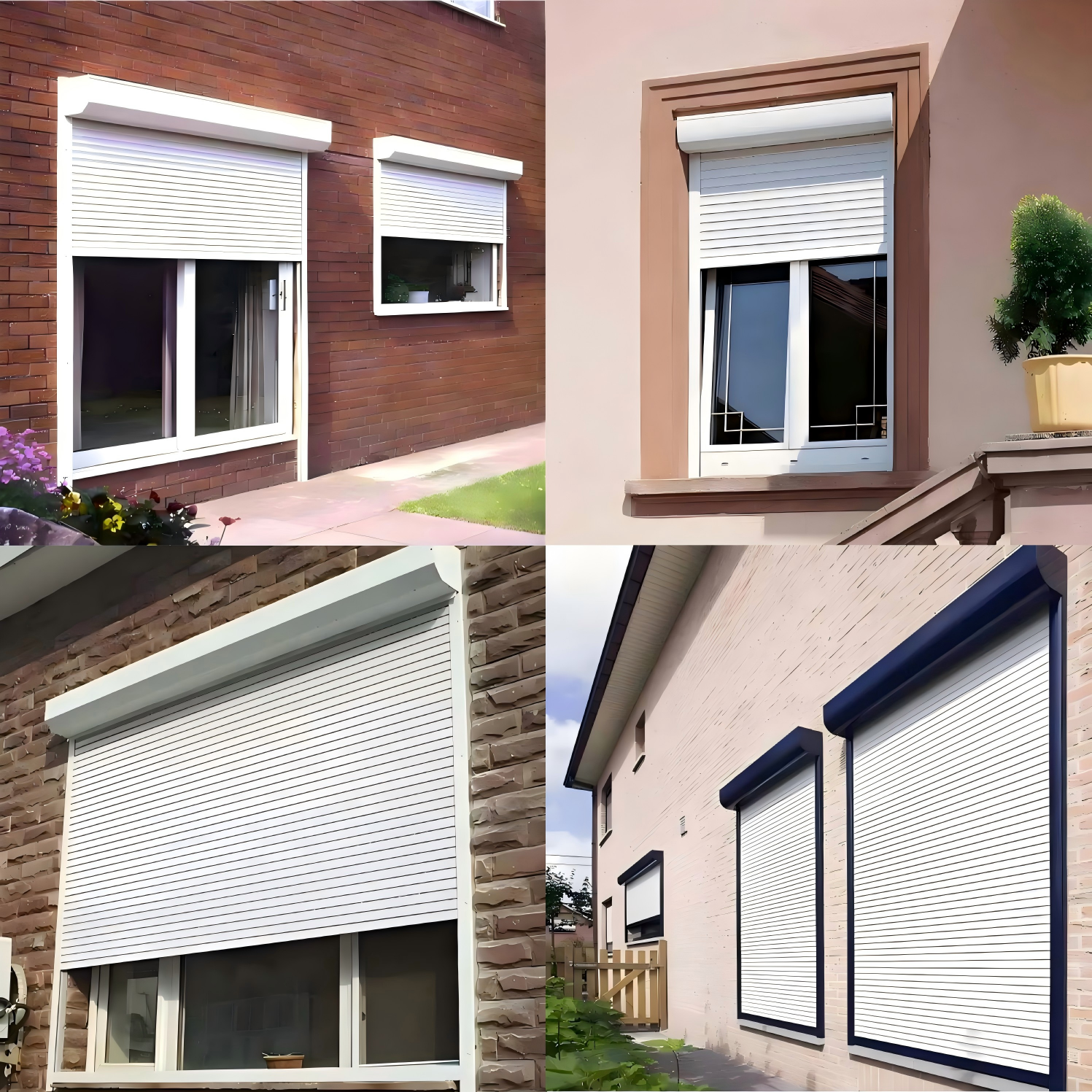 Customized Thickness Steel Roller Shutter Door Security Protection Space Saving