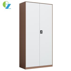 Wholesale Gray 2 Swing Door Steel Office Cupboard With 5 Shelves Steel Document Filing Cabinet from china suppliers
