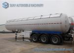 56000 L 12 Wheel LPG Tank Trailer Three Axle Trailer With Air Suspension