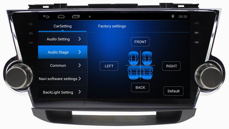 Ouchuangbo car radio multi media touch screen for Toyota Highlander 2011-2014 with USB SWC 1080 gps navi android 8.1