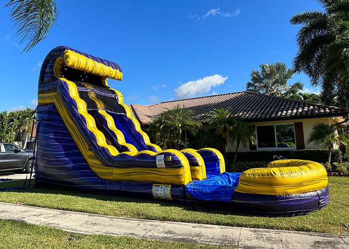 Outdoor Amusement Park Attractive Water Entertainment Big Inflatable Water Slide